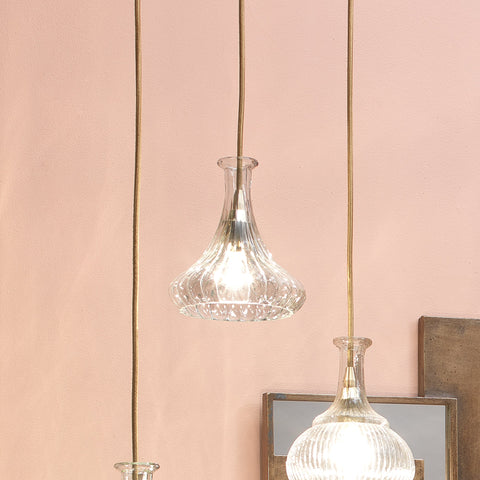 Isabella Vintage Fluted Pendant Light