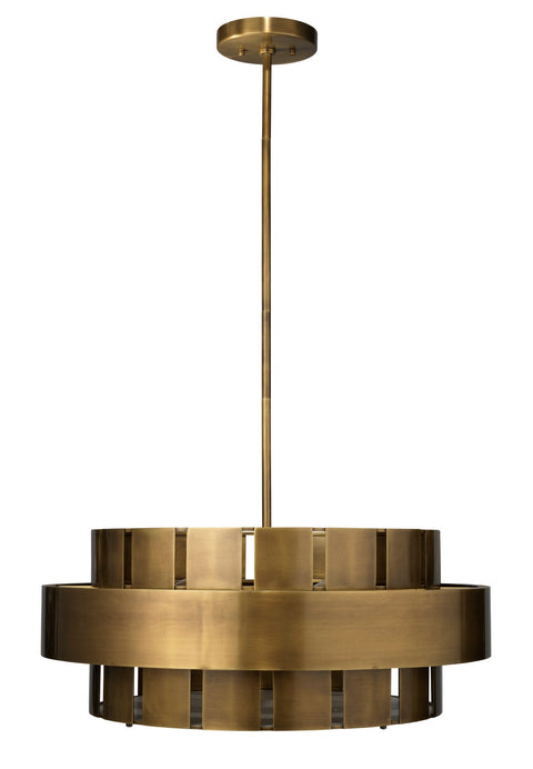 Orbit Ambient Tiered Drum Chandelier for Modern Elegance