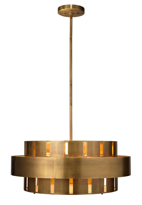 Orbit Ambient Tiered Drum Chandelier for Modern Elegance