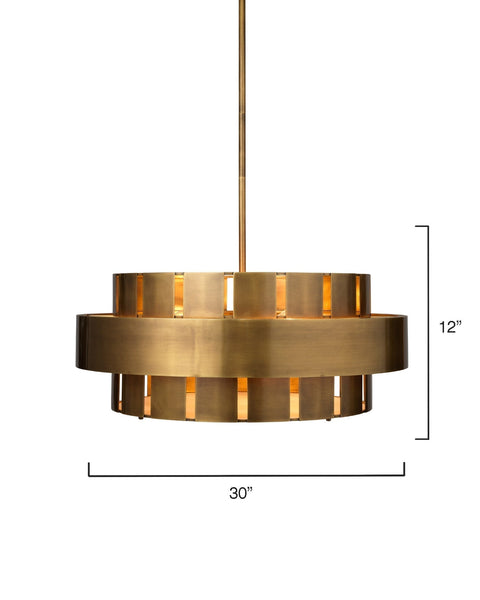 Orbit Ambient Tiered Drum Chandelier for Modern Elegance