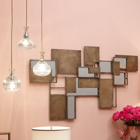 Sophia Accent Vintage Fluted Bowl Pendant Light