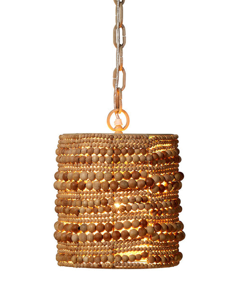 Accent Bohemian Handcrafted Pendant Light with Beads