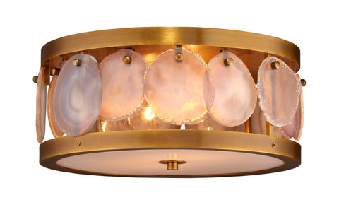 Upsala Agate Modern Flush Mount Ceiling Light