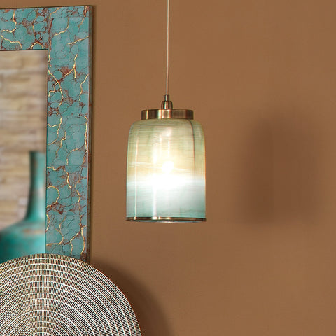 Modern Vapor Accent Pendant Light with Cylinder Design