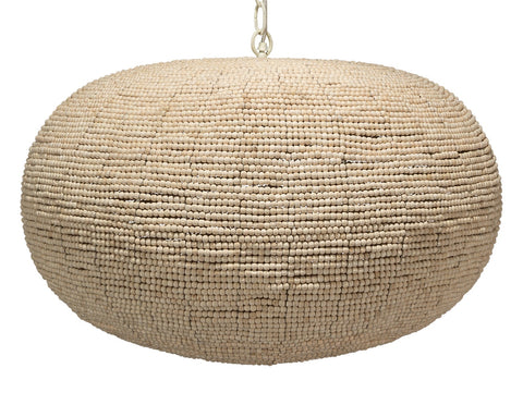 Whirlpool Oval Beads Coastal Pendant Light