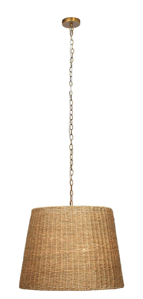 Willow Ambient Organic Drum Chandelier Ceiling Light