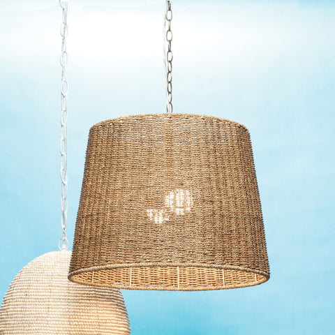 Willow Ambient Organic Drum Chandelier Ceiling Light