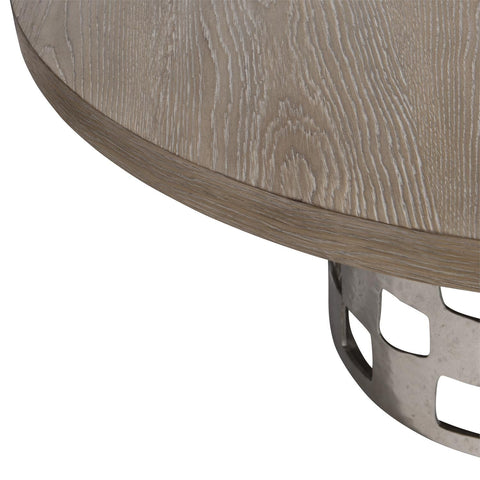 Mid Century Tulip Dining Table with Drum Base