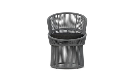 Outdoor Living & Garden Coastal Barrel Back Dining Side Chair