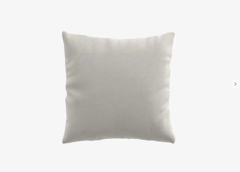 Contemporary Outdoor Living Euro Cushion with Removable Cover