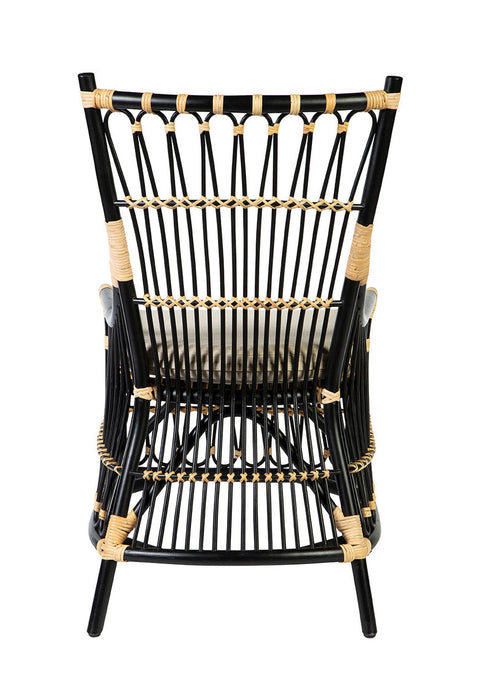 Outdoor Living & Garden Bohemian Dining Armchair with Slat Back