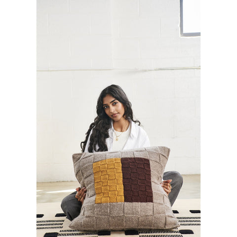 Powered by People Artful Traditionalist Contemporary Euro Throw Pillow - 22 x 22