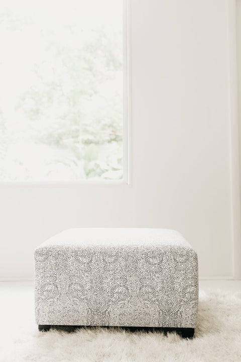Palizada Timeless Minimalist Contemporary Cocktail Ottoman