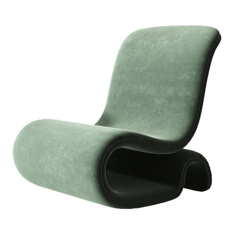 Timeless Minimalist Armless Club Cantilever Chair