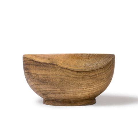 Everyday Organic Handmade Abstract Wood Dip Bowl