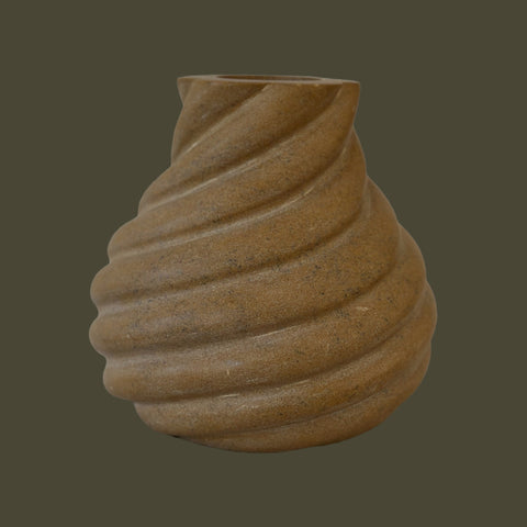 Small Swell Vase in Honeycomb