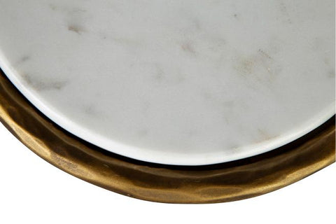 Timeless Minimalist Modern Marble Drink Table