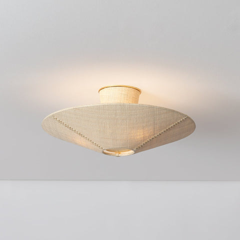 Salisbury Bohemian Conical Semi Flush Mount Ceiling Light