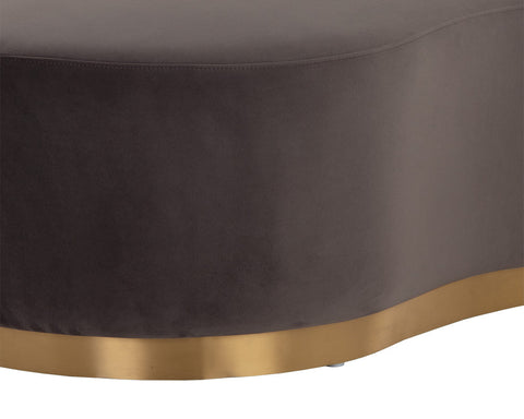 Timeless Minimalist Contemporary Lounge Bench with Plinth Base