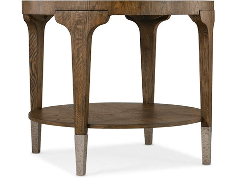 Hooker Furniture Chapman Center Contemporary Curved Accent Table - 36 W