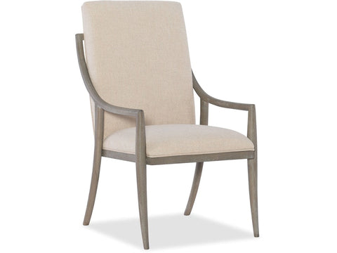 Parsons Timeless Minimalist Upholstered Dining Armchair