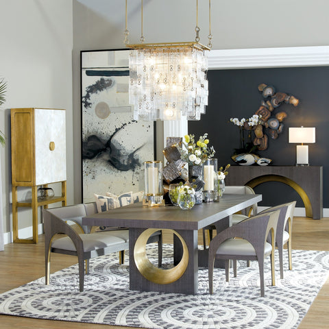 Gypsum Contemporary Quiet Luxury Bar Cabinet