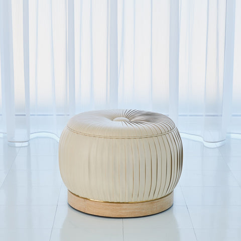 Space Saving Modern Upholstered Pouf Ottoman