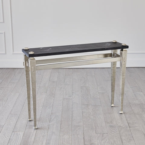 Global Views Timeless Minimalist Roman Modern Entryway Console