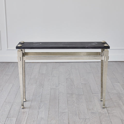 Global Views Timeless Minimalist Roman Modern Entryway Console