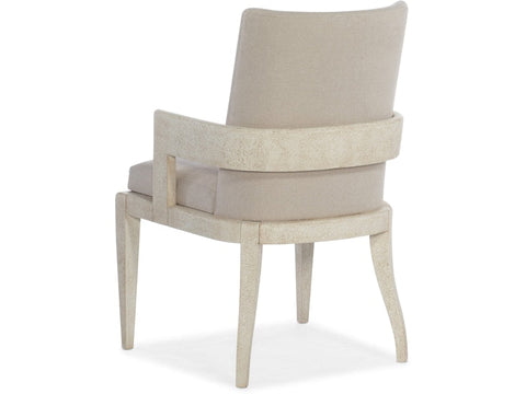 Timeless Minimalist Parsons Upholstered Oak Dining Armchair