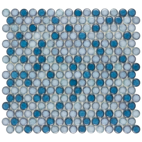 Sea Breeze Glass Mosaic Tile 12"x12"