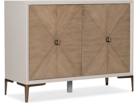 Lisette Soft Scandinavian Accent Cabinet with Knob Handles