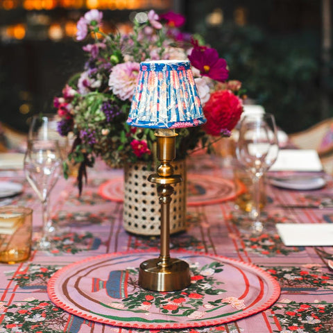 Ella Bohemian Handcrafted Pleated Lamp Shade