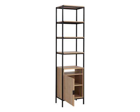 Ambrose Modern Washed Wood Bookcase