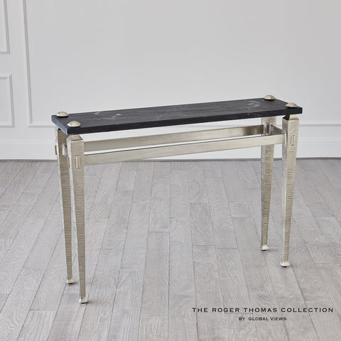 Global Views Timeless Minimalist Roman Modern Entryway Console
