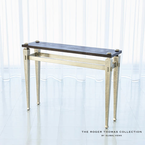 Global Views Timeless Minimalist Roman Modern Entryway Console