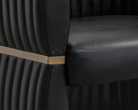 Timeless Minimalist Barrel Lounge Chair with Cylinder Leg