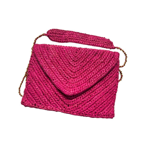 Casual Chevron Handmade Flap Crossbody