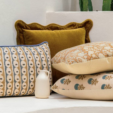 Powered by People Global Eclecticist Bohemian Handcrafted Geometric Pillow Cover - 14 x 20