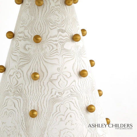 Global Views Timeless Minimalist Round Center Table Modern Accent Table