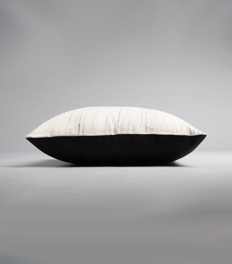 Powered by People Monochromatic Minimalist Euro Square Throw Pillow - 20 x 20