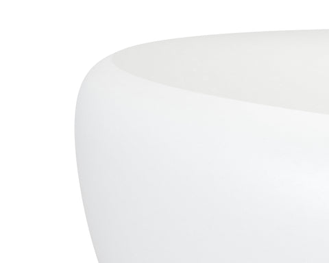 Sunpan Iolite Contemporary Round Drum Coffee Table