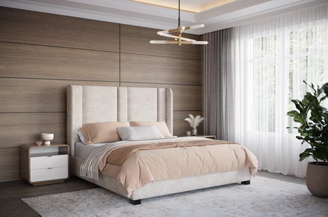 Sunpan Kayden Timeless Minimalist Contemporary Plinth Nightstand