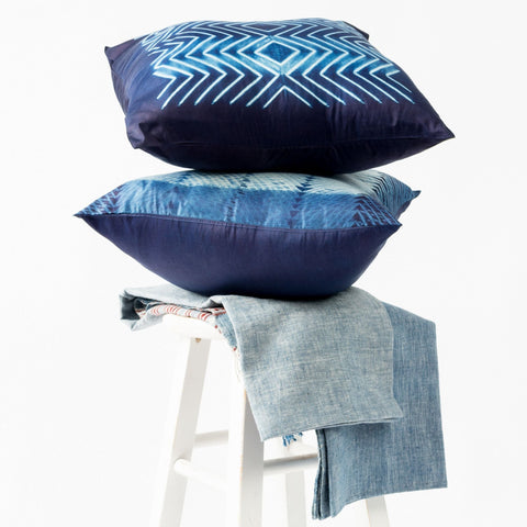 Powered by People Artful Traditionalist Handcrafted Bohemian Accent Throw Pillow - 20 x 20