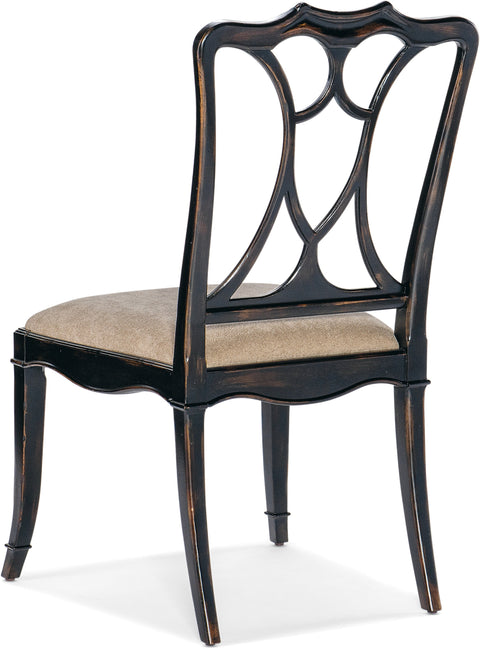 Artful Traditionalist Upholstered Dining Side Chair