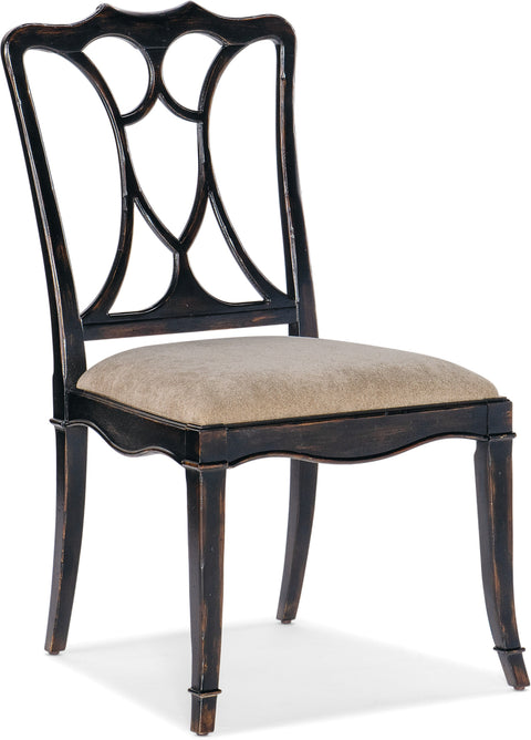 Artful Traditionalist Upholstered Dining Side Chair