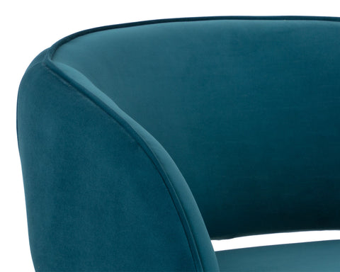 Timeless Minimalist Barrel Upholstered Lounge Chair