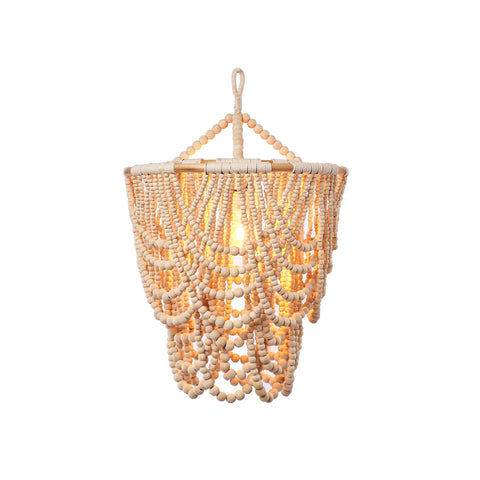 Accent Handcrafted Tiered Chandelier with Beads Bohemian Style