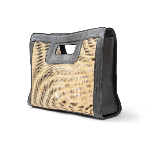 Handmade Geometric Magnetic Closure Tote