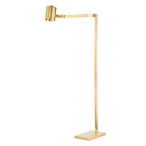 Highgrove Ambient Sleek Cylinder Floor Lamp with Adjustable Head